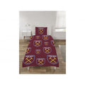 Claret Red-Sky Blue - Pack Shot - West Ham United FC Reversible Duvet Cover Set