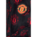 Black-Red - Side - Manchester United FC Boys Dressing Gown