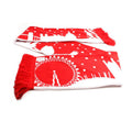 Red-White - Back - Tower Bridge Christmas Scarf