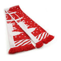 Red-White - Front - Tower Bridge Christmas Scarf