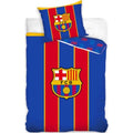 Blue-Red - Front - FC Barcelona Duvet Cover Set