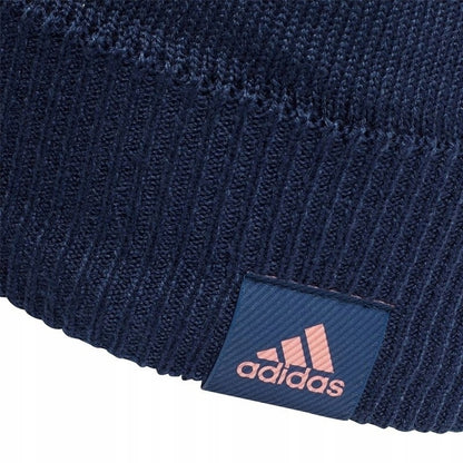Navy - Pack Shot - Arsenal FC Crest Knitted Beanie