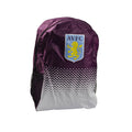 Burgundy-White - Front - Aston Villa FC Fade Backpack