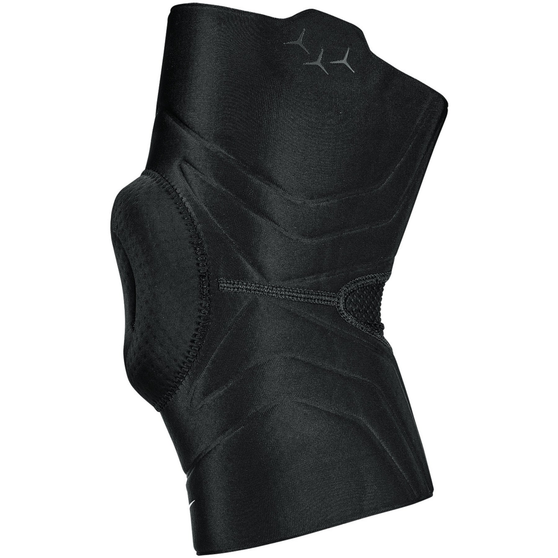 Black-White - Side - Nike Pro 3.0 Compression Open Knee Support
