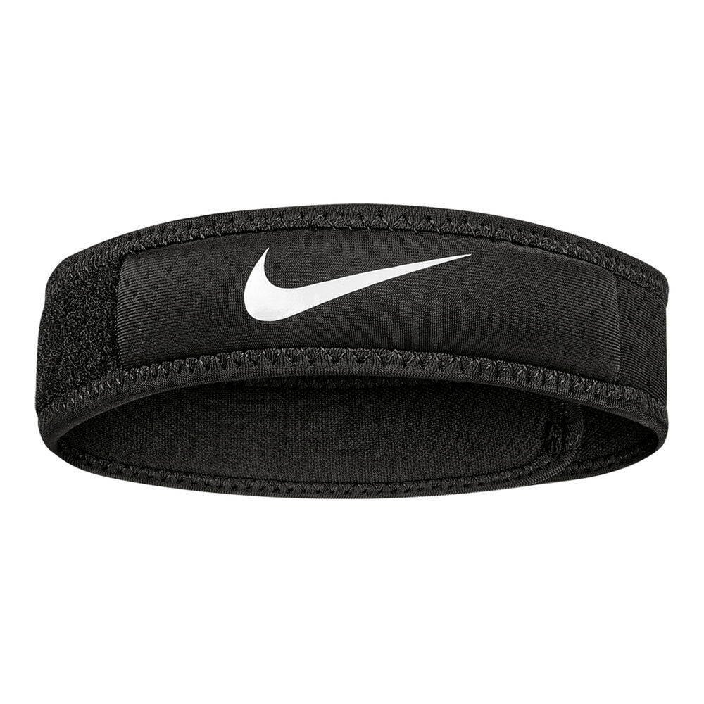 Black-White - Front - Nike Pro Patella Compression Knee Support
