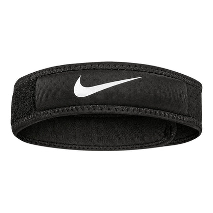 Black-White - Front - Nike Pro Patella Compression Knee Support