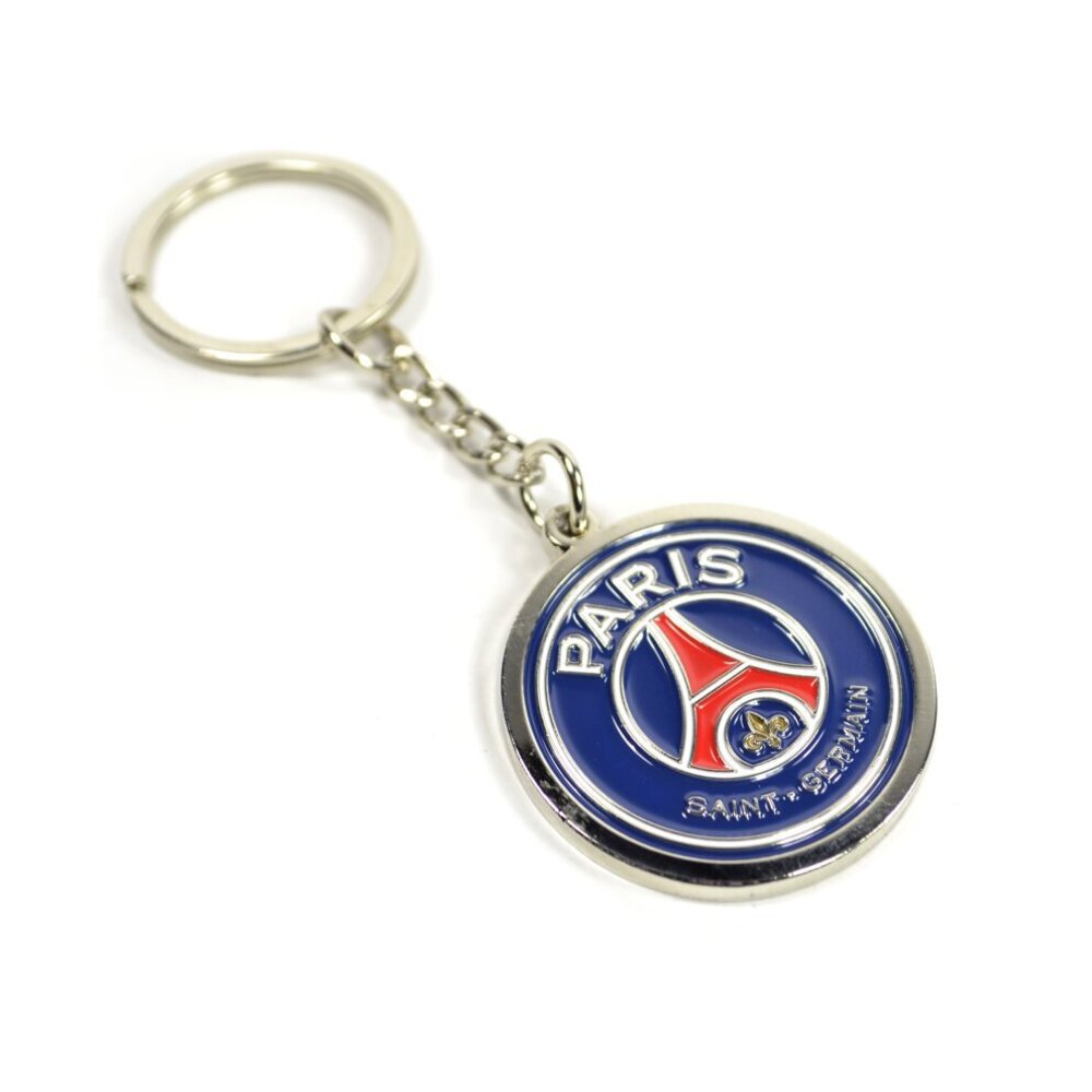Blue-Red - Back - Paris Saint Germain FC Crest Keyring