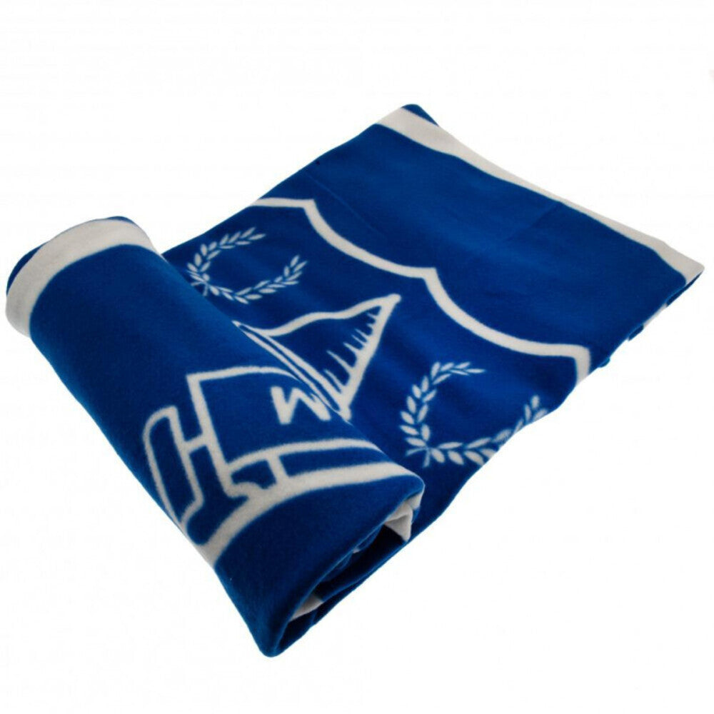 Blue-White - Side - Everton FC Fleece Pulse Blanket