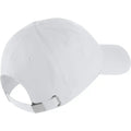 White - Back - Nike Unisex Adult Metal Swoosh Cap