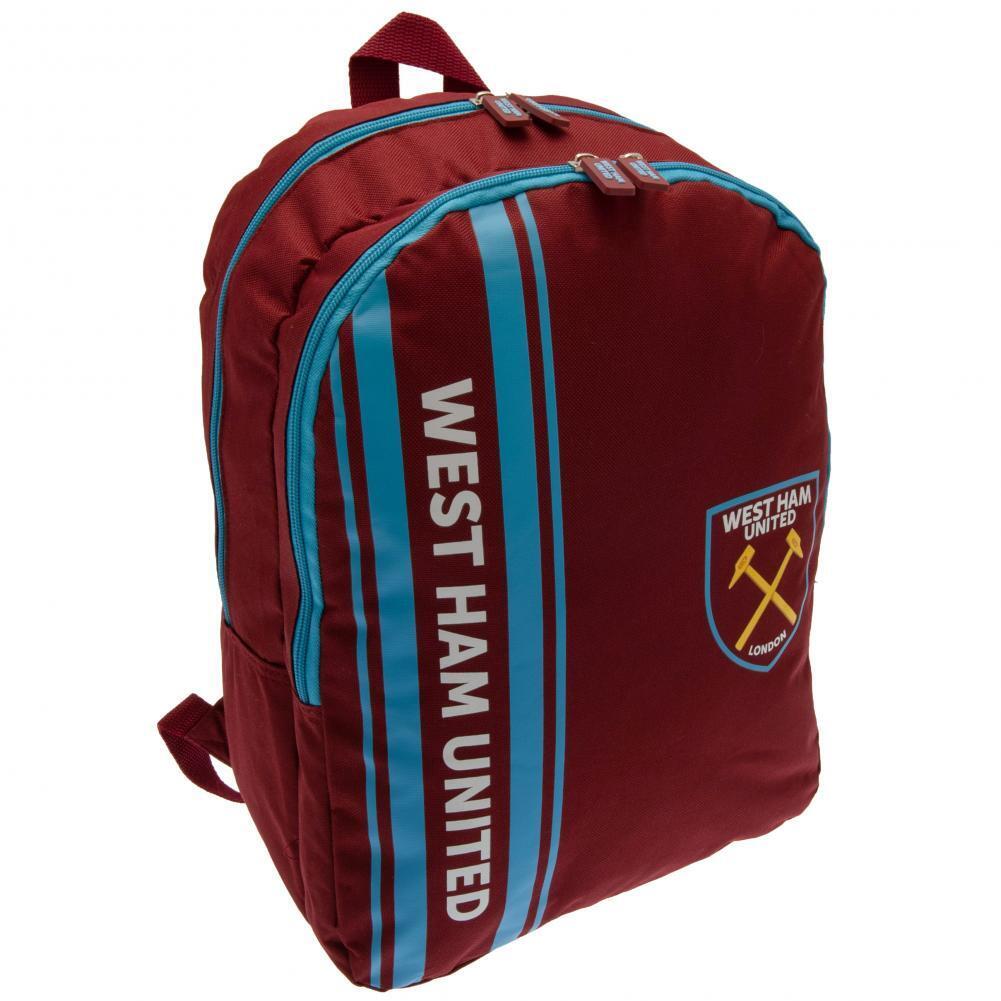 Claret Red-Blue - Lifestyle - West Ham United FC Stripe Backpack