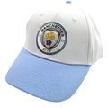 Sky Blue-White - Front - Manchester City FC Contrast Baseball Cap