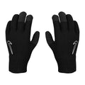 Black - Side - Nike Mens Knitted Twisted Grip Gloves