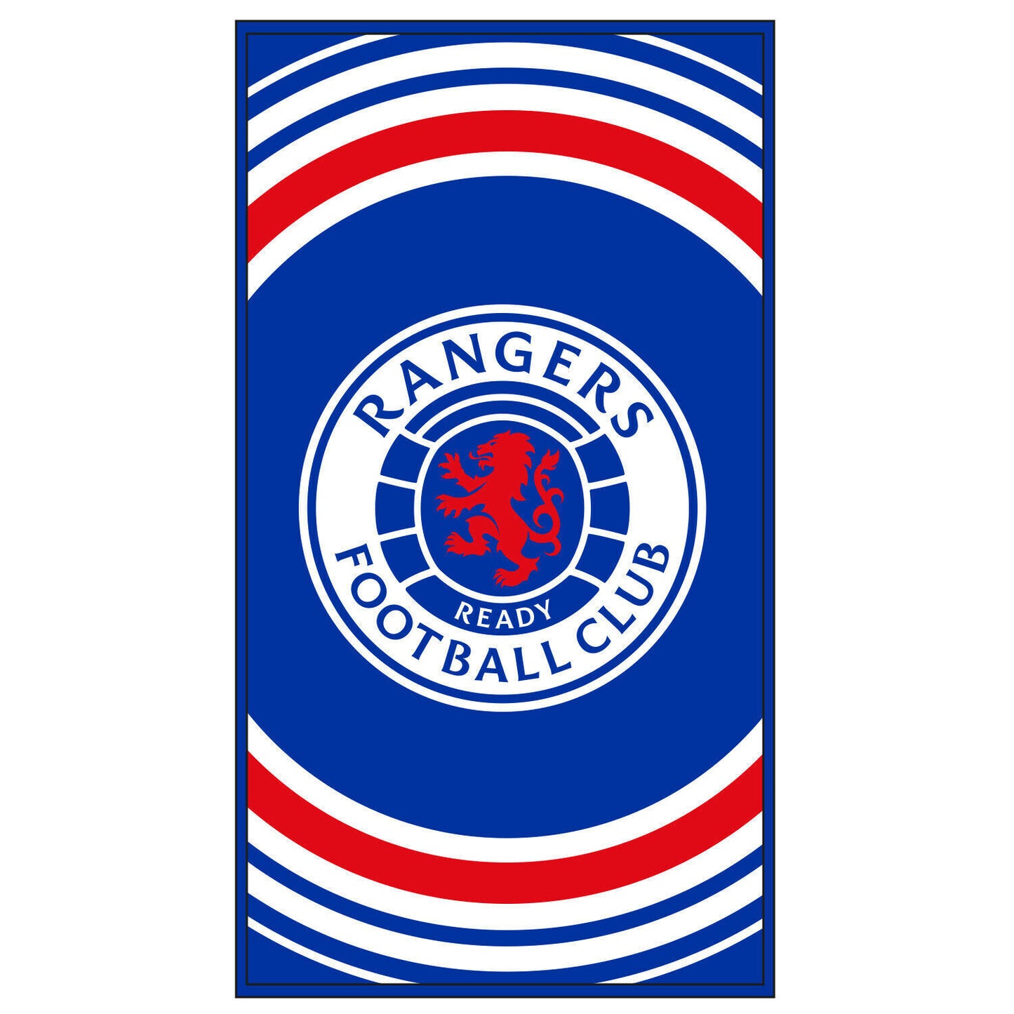 Blue-White-Red - Front - Rangers FC Pulse Bath Towel