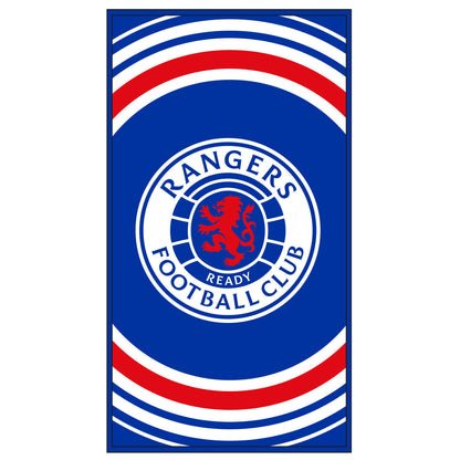 Blue-White-Red - Front - Rangers FC Pulse Bath Towel