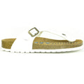 White-Brown - Back - Sanosan Womens-Ladies Siete Lunas Geneve Leather Sandals