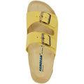 Sun Yellow - Side - Sanosan Womens-Ladies Aston Leather Sandals