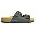 Navy-Brown - Back - Sanosan Mens Aston Sano Sandals