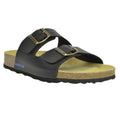 Black-Brown - Front - Sanosan Mens Aston Sano Sandals