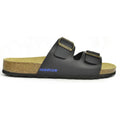 Black-Brown - Back - Sanosan Mens Aston Sano Sandals