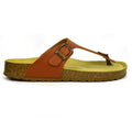 Brown - Back - Sanosan Womens-Ladies Geneve Sano Sandals