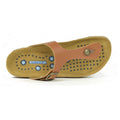 Brown - Side - Sanosan Mens Siete Lunas Geneve Sandals