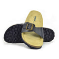 Navy-Brown - Lifestyle - Sanosan Womens-Ladies Malaga Sano Sandals