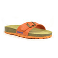 Orange-Brown - Front - Sanosan Womens-Ladies Malaga Sano Sandals