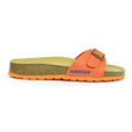 Orange-Brown - Back - Sanosan Womens-Ladies Malaga Sano Sandals