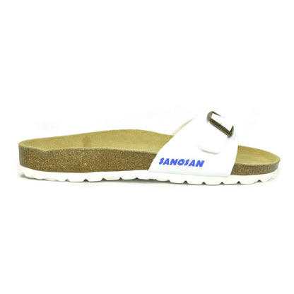 White-Brown - Back - Sanosan Womens-Ladies Malaga Sano Sandals