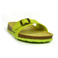 Lime-Brown - Front - Sanosan Womens-Ladies Malaga Sano Sandals