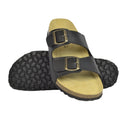 Black - Side - Biox Mens Aston Sano Sliders