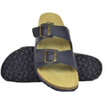 Navy - Side - Biox Mens Aston Sano Sliders