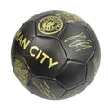 Black-Gold - Side - Manchester City FC Phantom Signature Faux Leather Football