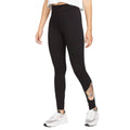 Black - Front - Nike Womens-Ladies Essential Printed High Waist Sports Leggings