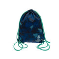 Navy-Aquamarine - Front - UEFA Champions League Abstract Drawstring Bag