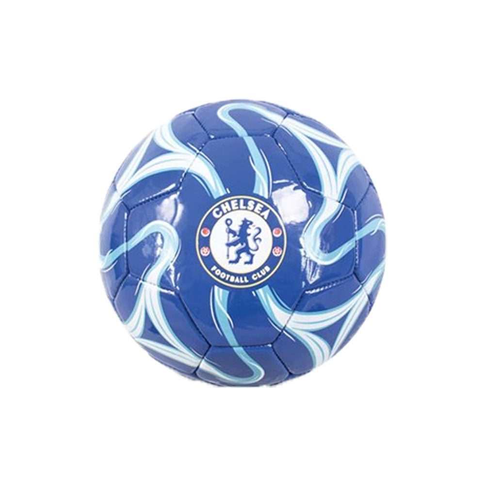 Sky Blue-White - Front - Chelsea FC Cosmos Mini Football
