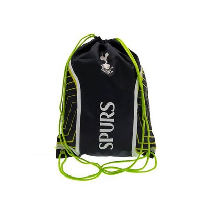 Navy-Green-White - Front - Tottenham Hotspur FC Spurs Flash Drawstring Bag