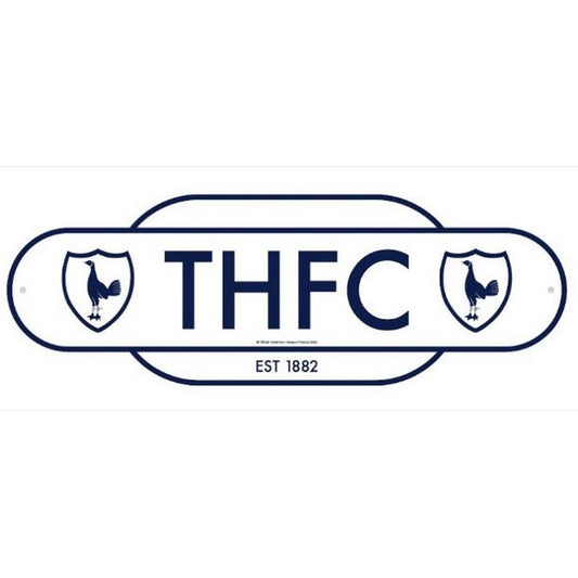 Cream-Navy - Front - Tottenham Hotspur FC Retro Years Plaque