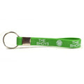 Green-White - Front - Celtic FC The Bhoys Crest Silicone Keyring