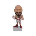 White-Red - Front - Mimiconz Tyson Fury The Gypsy King Figurine