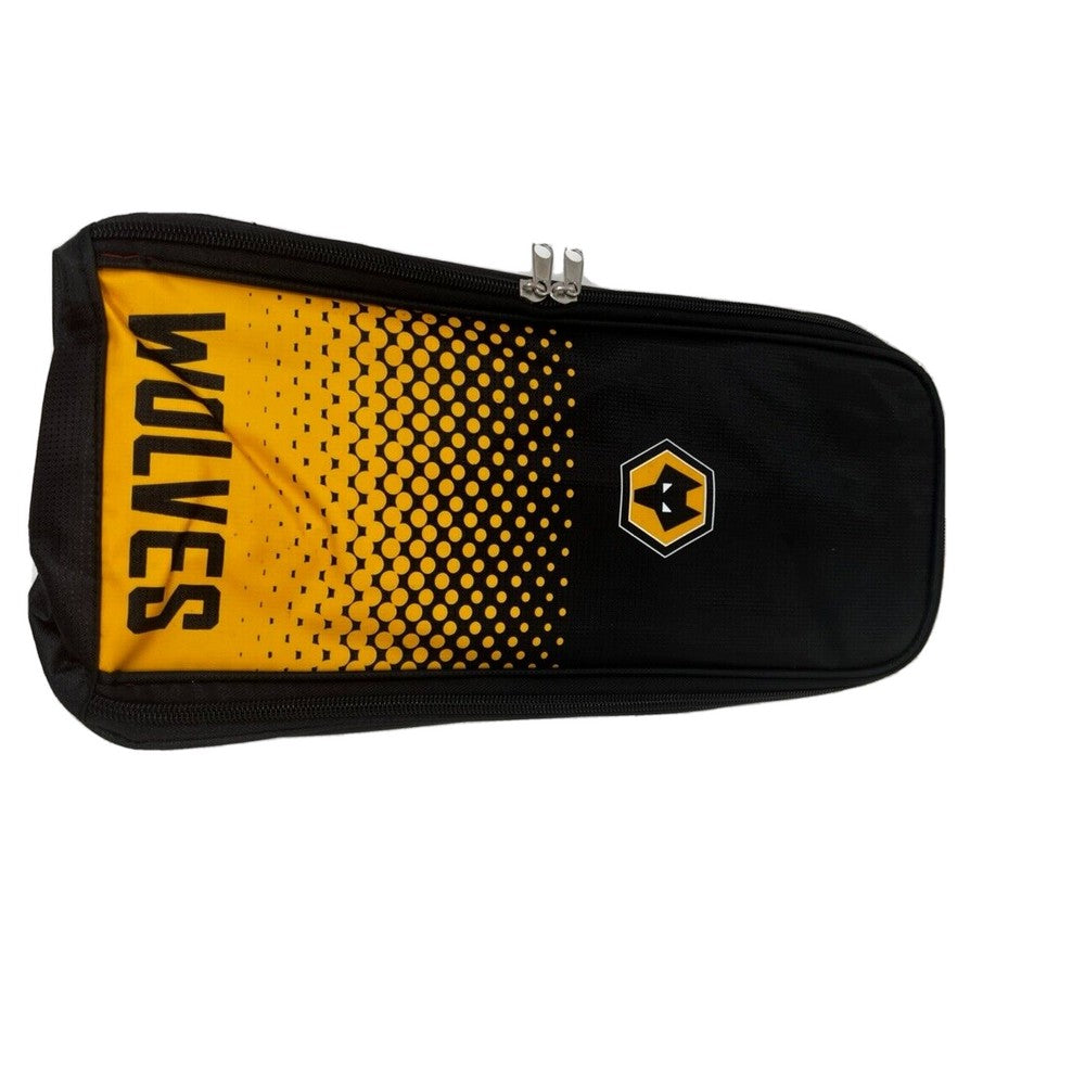 Black-Yellow - Back - Wolverhampton Wanderers FC Unisex Adult Fade Boot Bag