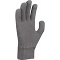Grey - Back - Nike Mens Knitted Swoosh Gloves