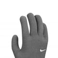 Grey - Side - Nike Mens Knitted Swoosh Gloves