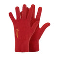 Red - Back - Nike Mens Cinnabar Knitted Swoosh Gloves