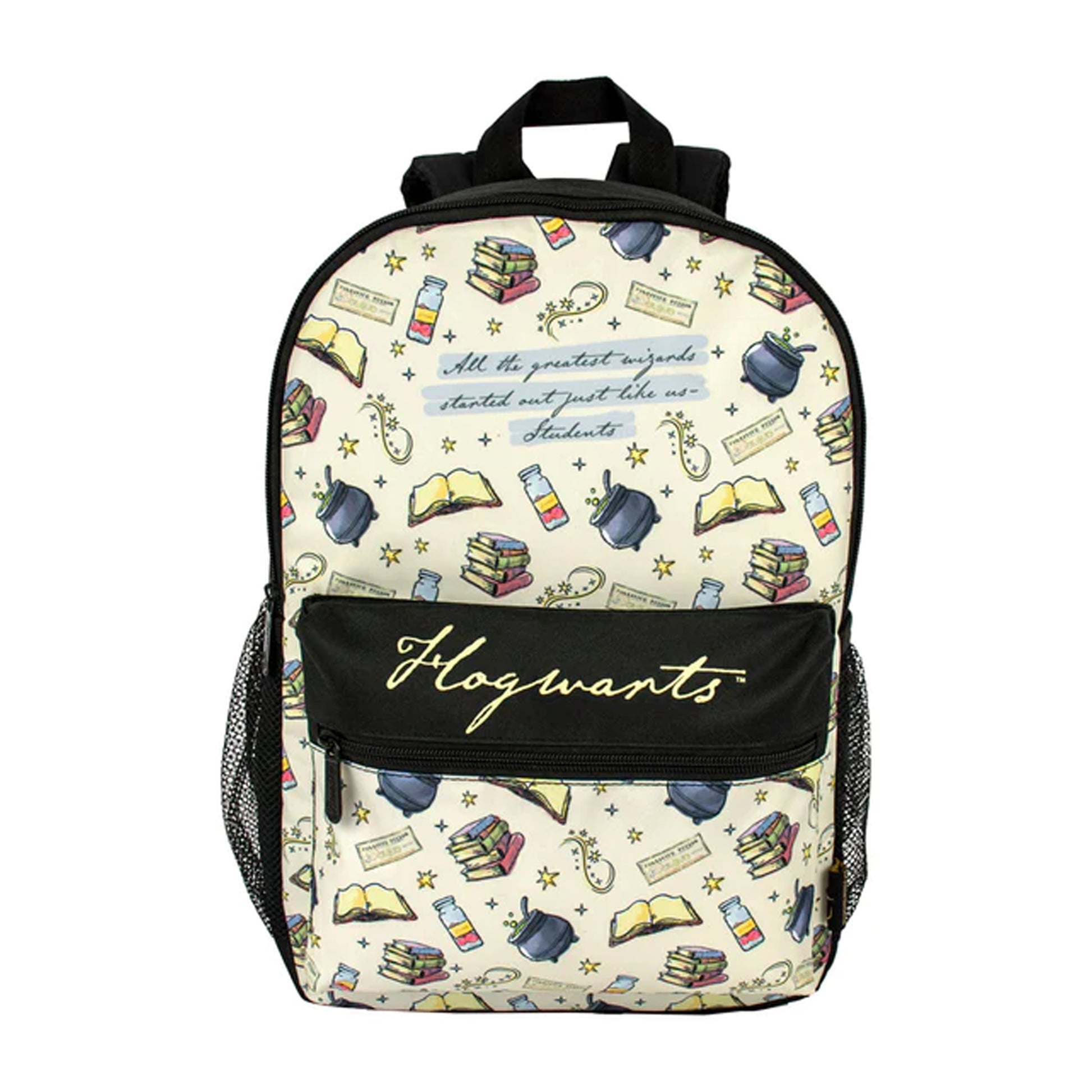 Black-Beige - Front - Harry Potter Magic Moments Backpack
