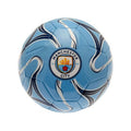 Sky Blue-Navy-White - Front - Manchester City FC Cosmos Mini Football