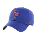 Royal Blue-Orange - Front - 47 Unisex Adult MLB New York Mets Baseball Cap