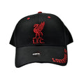 Black-Red - Front - Liverpool FC Unisex Adult Mass Frost Snapback Cap