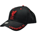 Black-Red - Back - Liverpool FC Unisex Adult Mass Frost Snapback Cap
