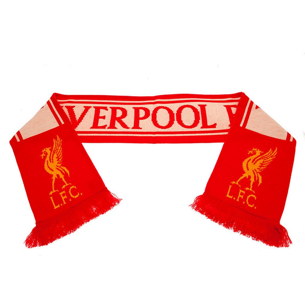 Red-White-Yellow - Lifestyle - Liverpool FC Colour Block Jacquard Winter Scarf
